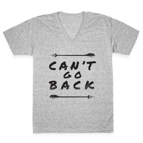 Can't Go Back V-Neck Tee Shirt