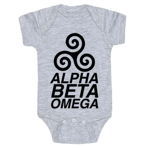 Alpha Beta Omega Baby One-Piece
