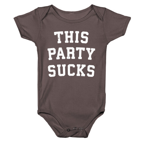 This Party Sucks Baby One-Piece