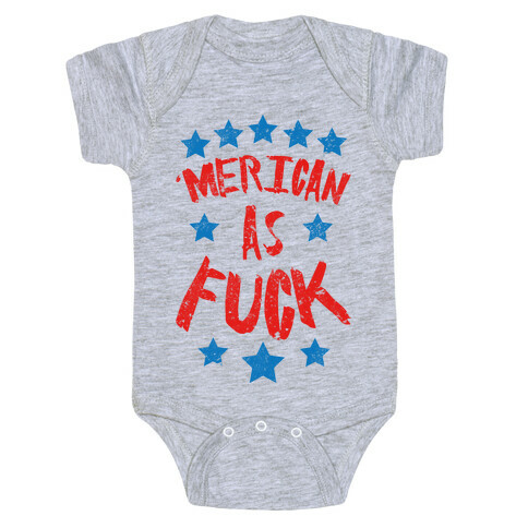 'Merican As F*** Baby One-Piece
