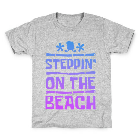 Steppin on the Beach Kids T-Shirt