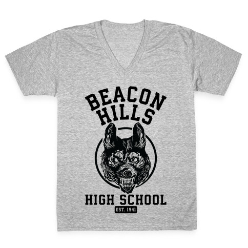 Beacon Hills High School V-Neck Tee Shirt