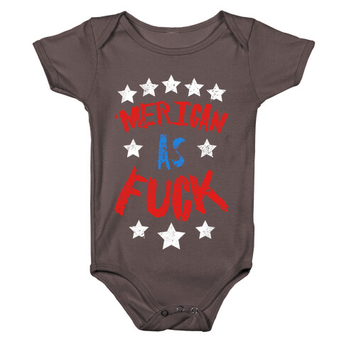 'Merican As F*** Baby One-Piece