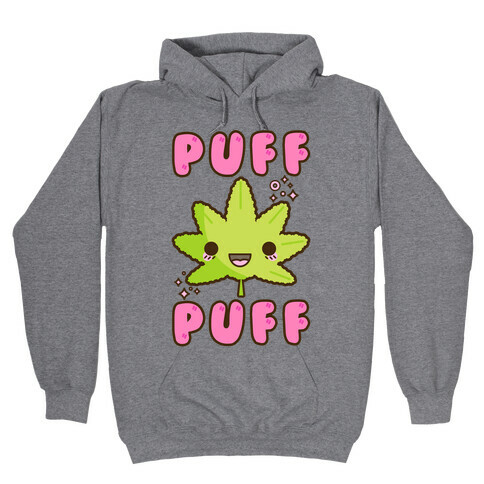 Puff Puff The Kawaii Pot Leaf Hooded Sweatshirt