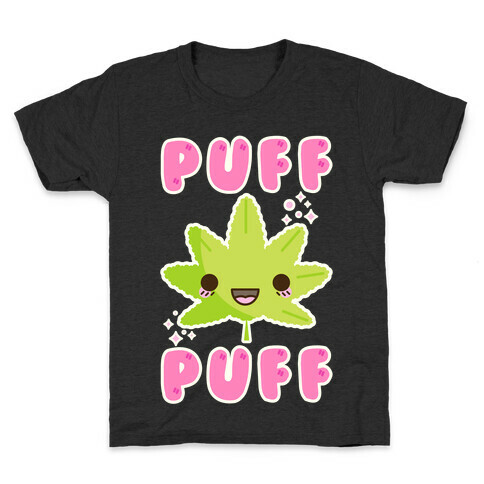 Puff Puff The Kawaii Pot Leaf Kids T-Shirt