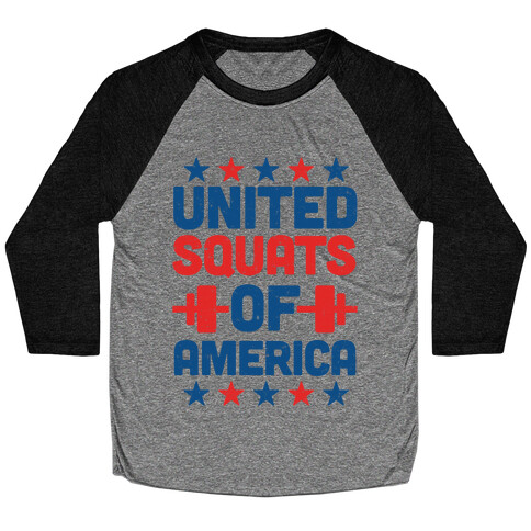 United Squats of America Baseball Tee