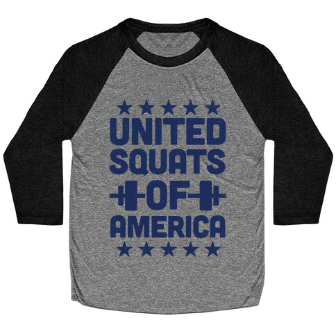 United Squats of America Baseball Tee