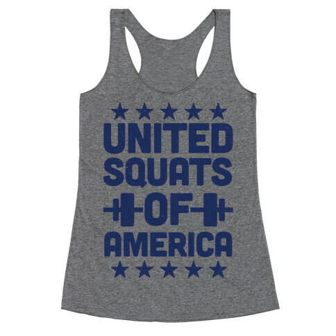 United Squats of America Racerback Tank Top