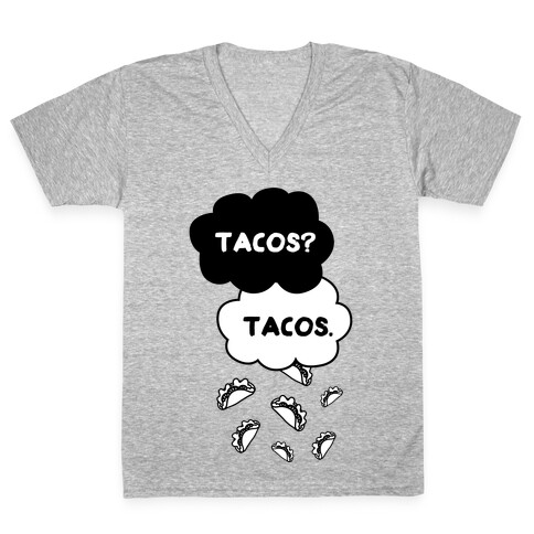 The Fault In Our Tacos V-Neck Tee Shirt