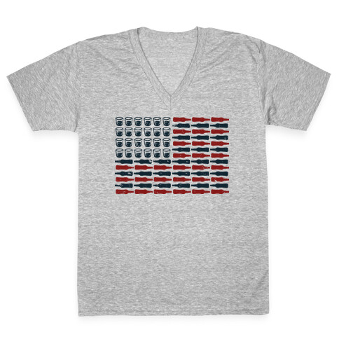 United Drinks of America V-Neck Tee Shirt