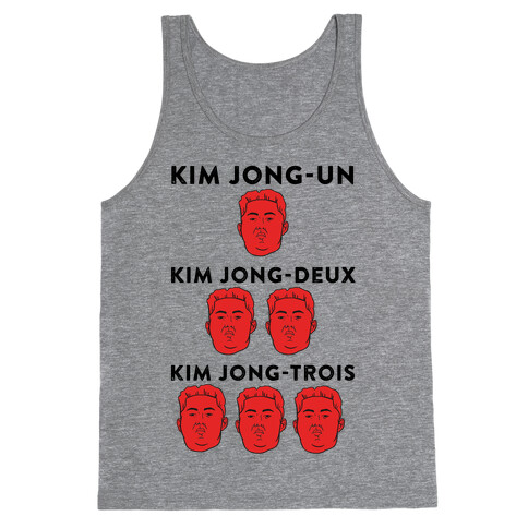 Kim Jong-Un, Kim Jong-Deux, Kim Jong-Trois Tank Top