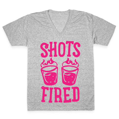 Shots Fired V-Neck Tee Shirt