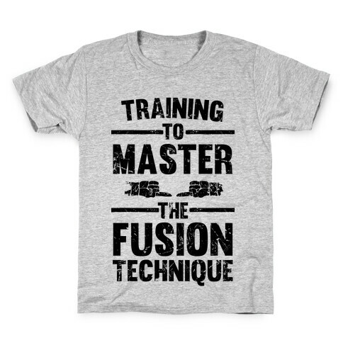Training To Master The Fusion Technique Kids T-Shirt