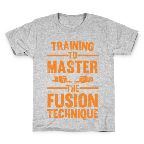 Training To Master The Fusion Technique Kids T-Shirt