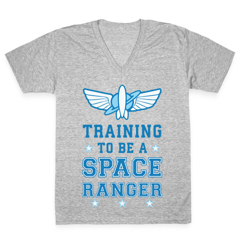 Training To be A Space Ranger V-Neck Tee Shirt