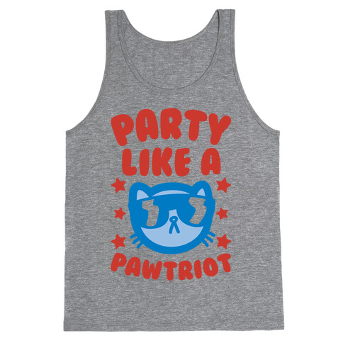 Party Like A Pawtriot Tank Top
