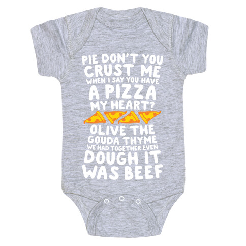 A Pizza My Heart Baby One-Piece