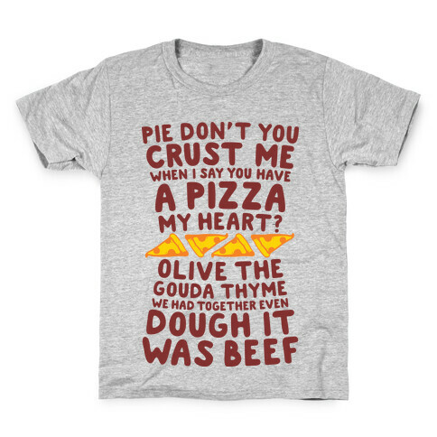 A Pizza My Heart Kids T-Shirt
