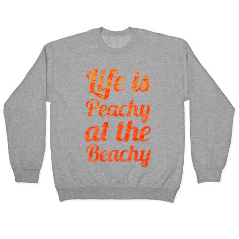 Life is Peachy at the Beachy Pullover