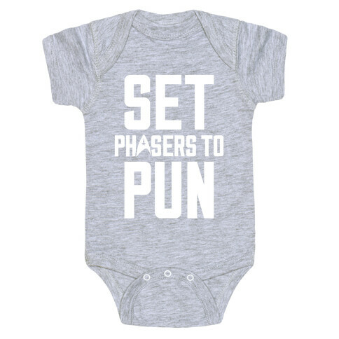 Set Phasers To Pun Baby One-Piece