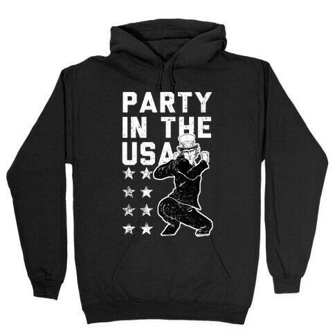 Party In The USA Uncle Sam Hooded Sweatshirt