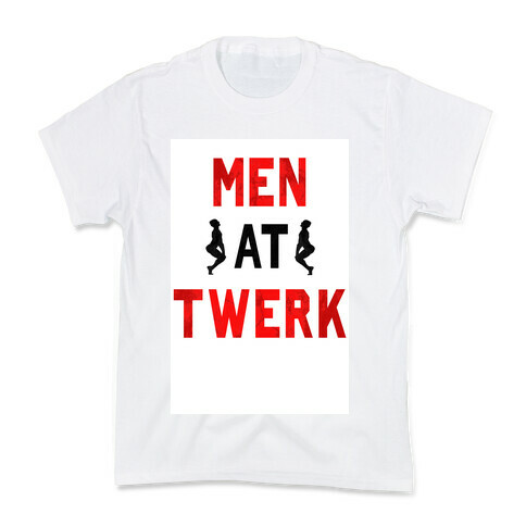 Men At Twerk Kids T-Shirt