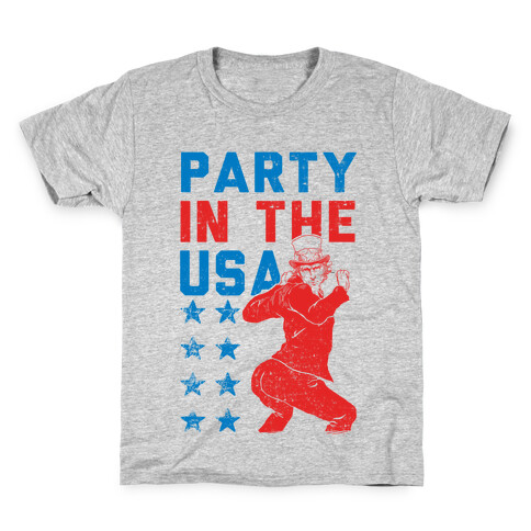 Party In The USA Uncle Sam Kids T-Shirt