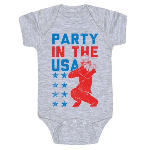 Party In The USA Uncle Sam Baby One-Piece