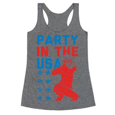 Party In The USA Uncle Sam Racerback Tank Top