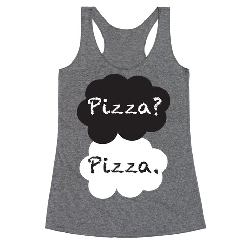 The Fault In Our Pizza Racerback Tank Top