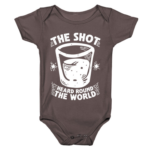 The Shot Heard Round The World Baby One-Piece