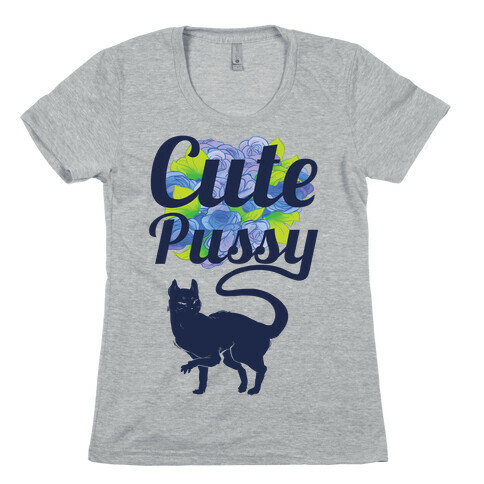 Cute Pussy Womens T-Shirt