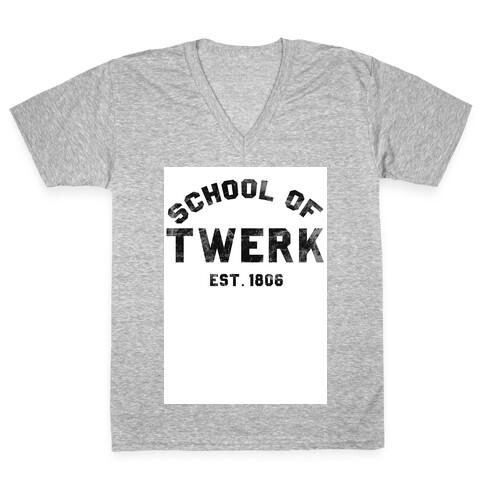 School of TWERK V-Neck Tee Shirt