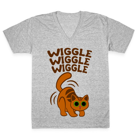 Wiggle Wiggle Wiggle V-Neck Tee Shirt