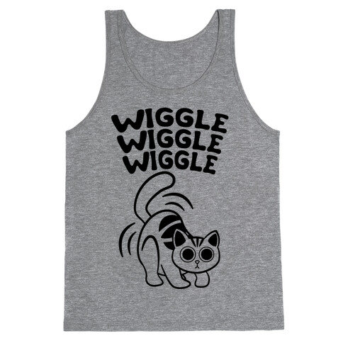 Wiggle Wiggle Wiggle (Black) Tank Top