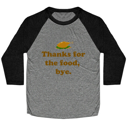 Thanksgiving Thanks Baseball Tee