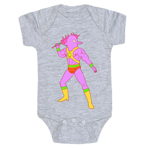 Dolphin Barbarian Baby One-Piece