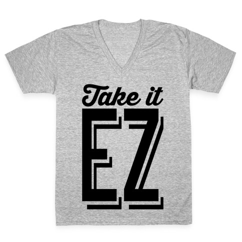 Take It EZ V-Neck Tee Shirt