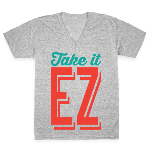 Take It EZ V-Neck Tee Shirt