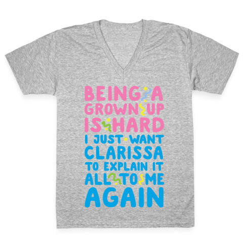 Clarissa Explains It All V-Neck Tee Shirt