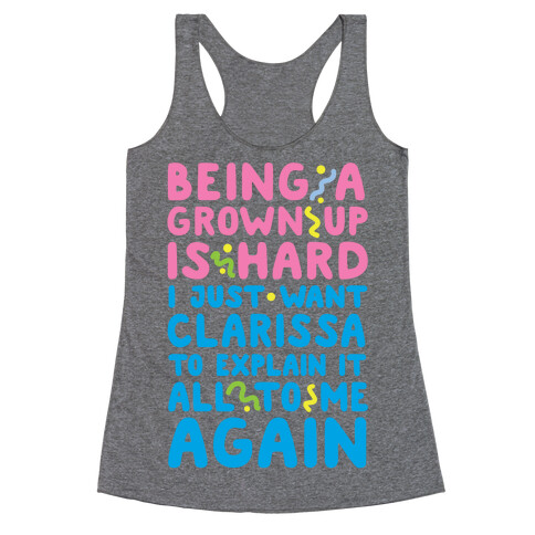 Clarissa Explains It All Racerback Tank Top