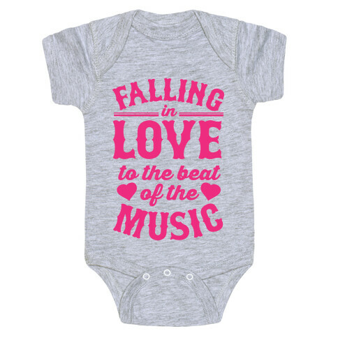 Falling In Love to the Beat of the Music Baby One-Piece