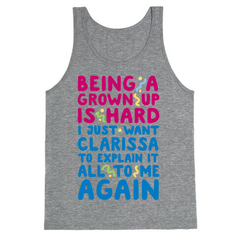 Clarissa Explains It All Tank Top