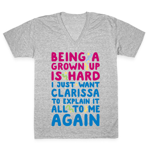 Clarissa Explains It All V-Neck Tee Shirt