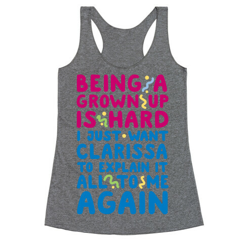 Clarissa Explains It All Racerback Tank Top