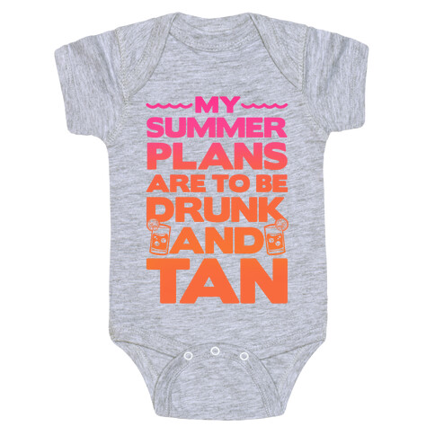 My Summer Plans Baby One-Piece