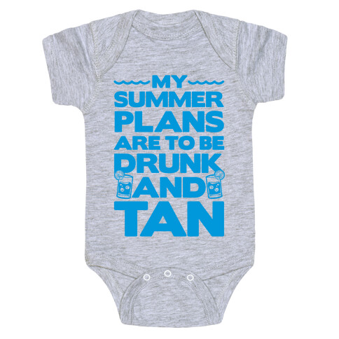 My Summer Plans Baby One-Piece