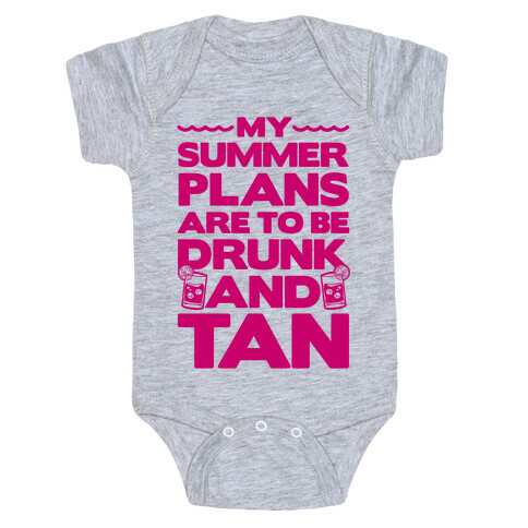 My Summer Plans Baby One-Piece