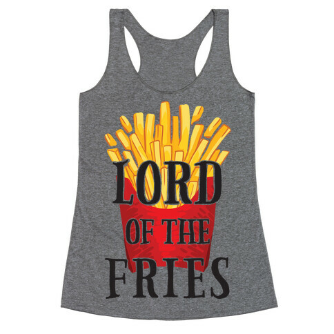 Lord of the Fries Racerback Tank Top