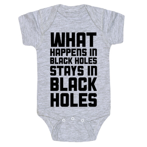 What Happens in Black Holes Baby One-Piece